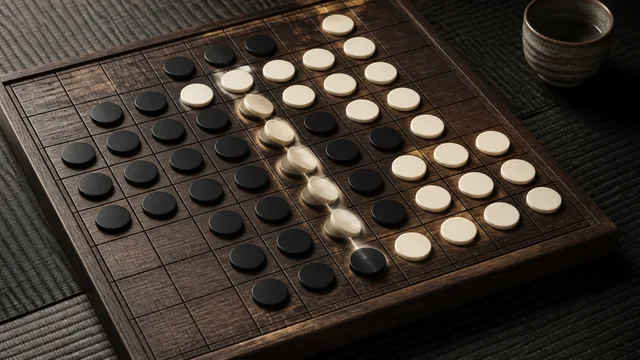 オセロのプレイ画面