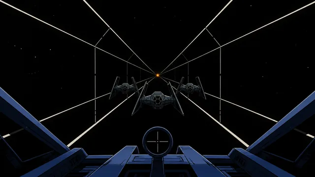 スターフォールレーンのプレイ画面